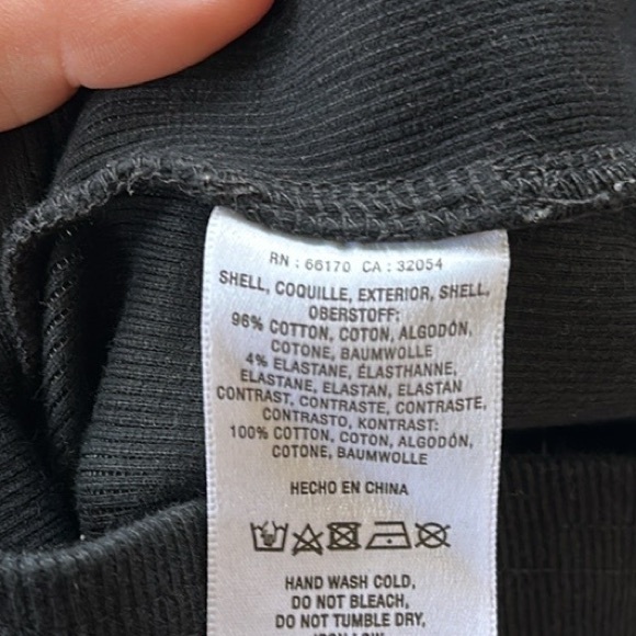 Anthropologie Ribbed Ruffle Sleeve Top - Picture 4 of 4